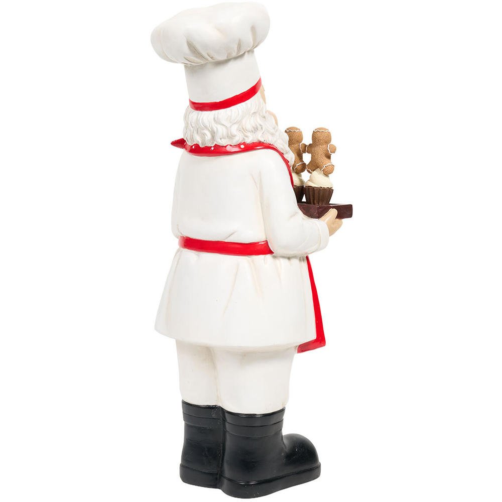 Chef Santa Polyresin Ornament Image 4