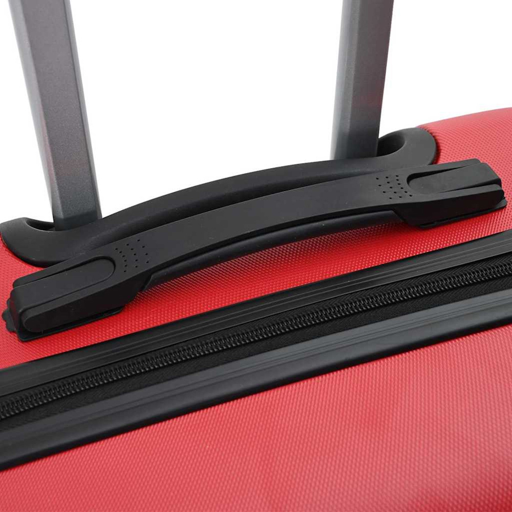 vidaXL Set of 3 Red ABS Suitcases with Wheels Image 8