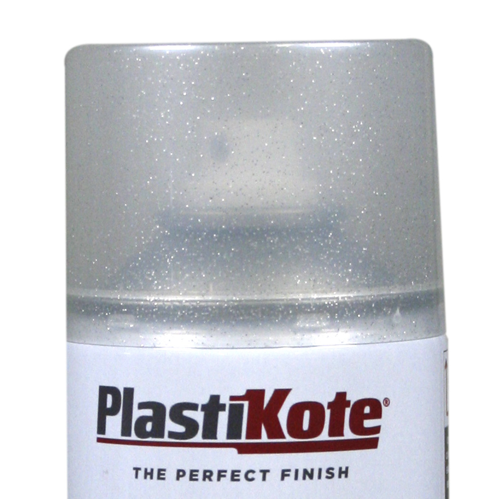 PlastiKote Silver Glitter Effect Spray Paint Image 2