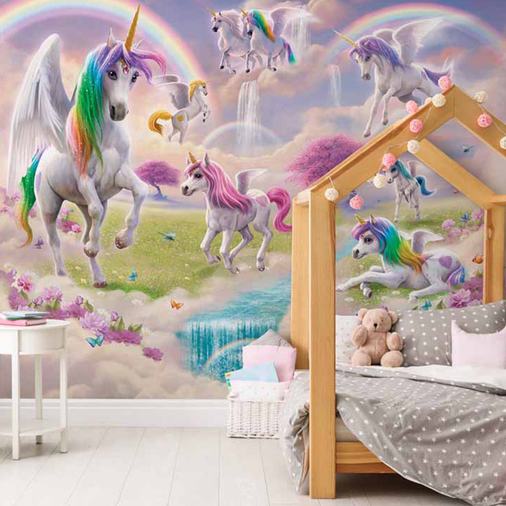 Walltastic Magical Unicorn Wall Mural Image 1