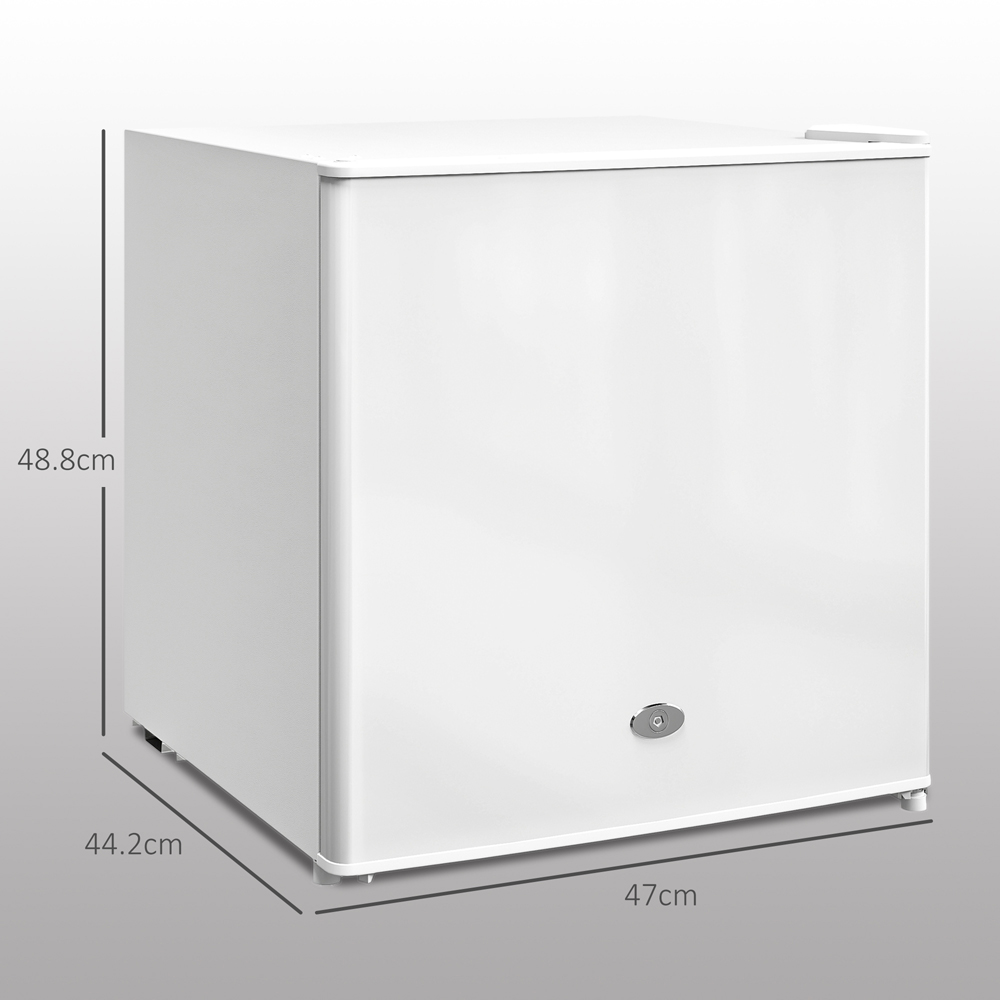HOMCOM 800-127V72WT White 35L Tabletop Freezer with Removable Wire Shelf Image 9
