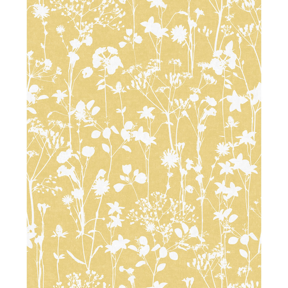 Wilko Wallpaper Country Sprigs Yellow Image 1