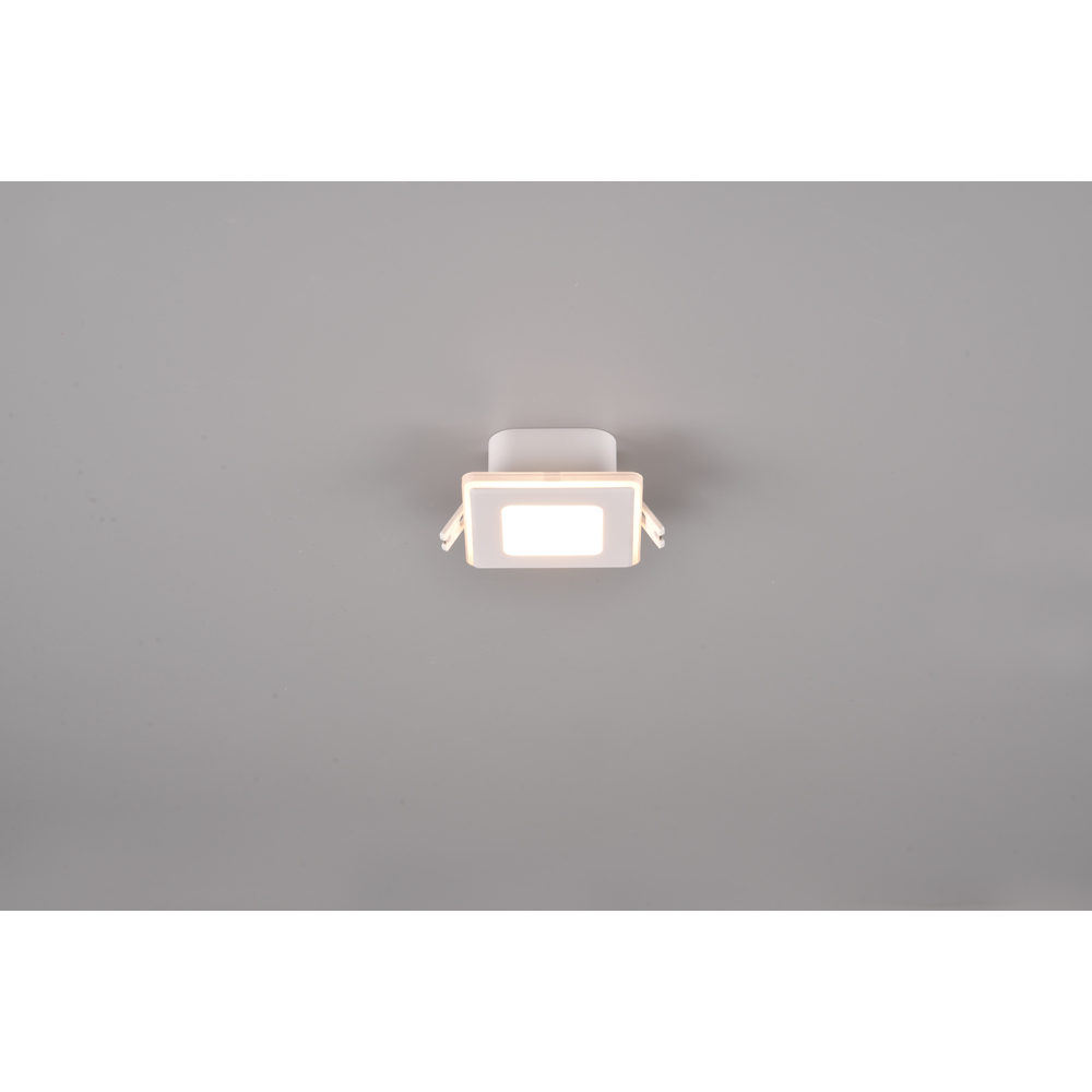 TRIO Nimbus White Matt Integrated LED Ceiling Light Image 2