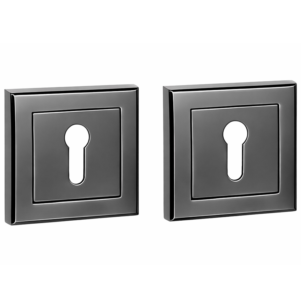 Golden Grace Black Nickel Door Key Hole Image 1