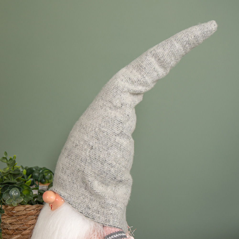 Samuel Alexander Pink Male Gonk with Grey Hat LED Christmas Decoration 36cm Image 6