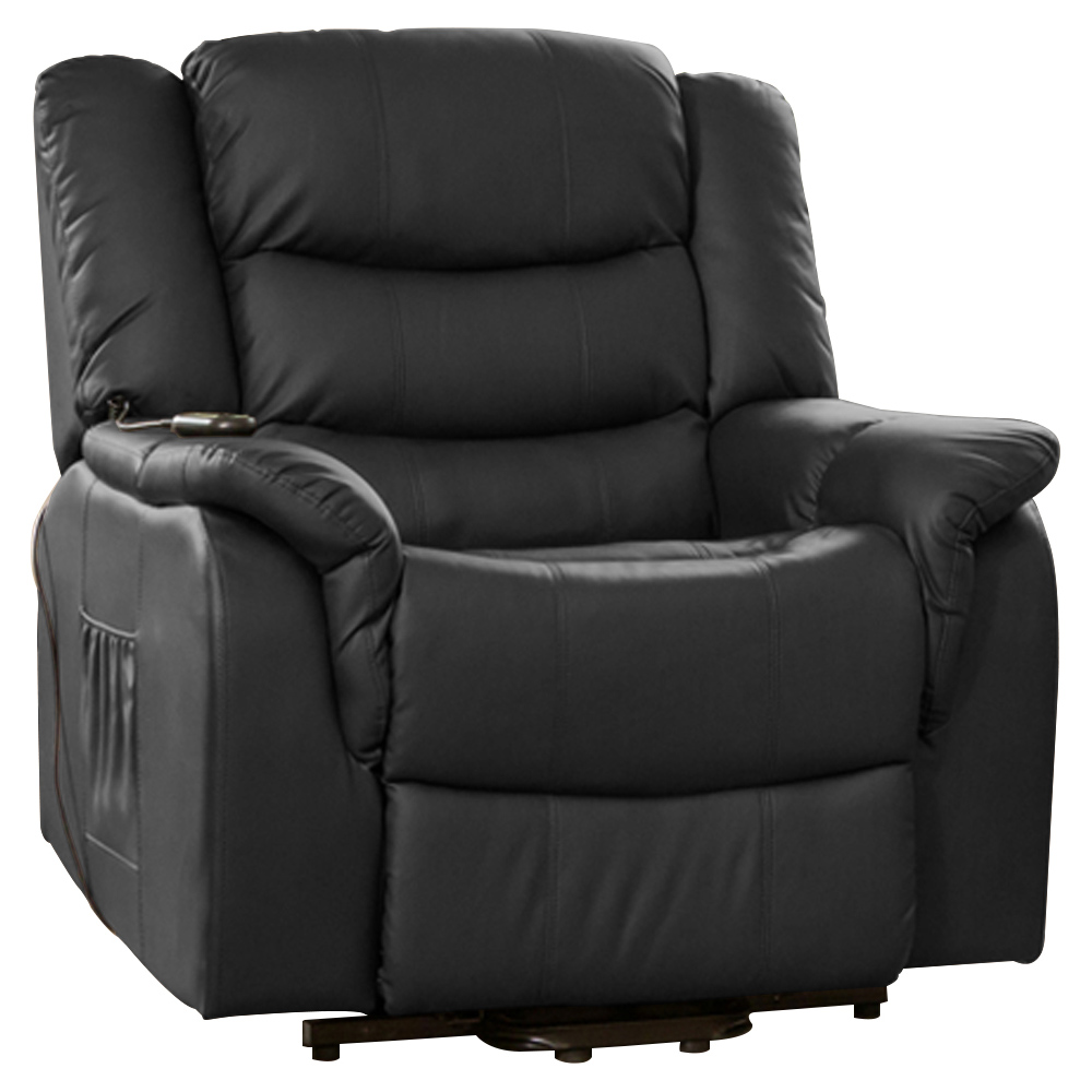 Artemis Home Almeira Black Massage and Heat Electric Riser Recliner Chair Image 2
