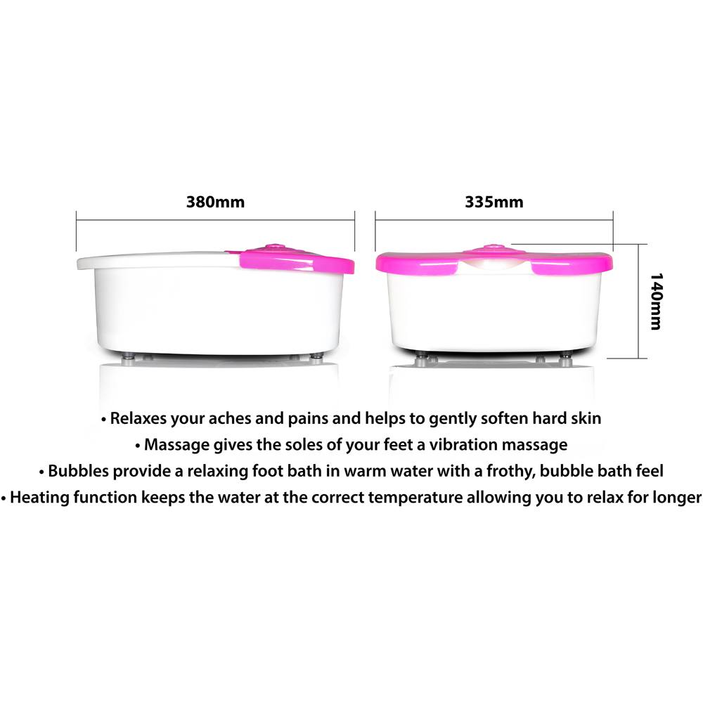 Aidapt Purefitspa Massage Bubble Foot Spa Image 7