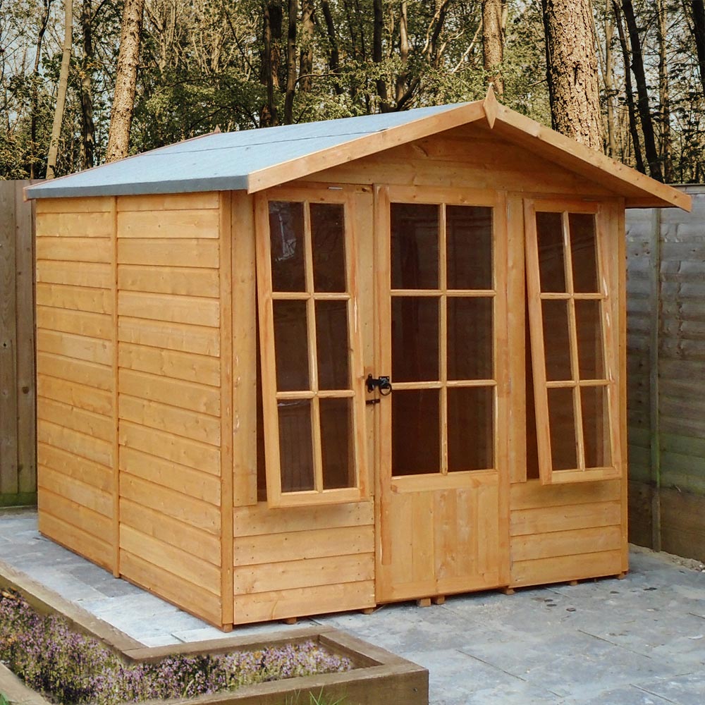 Shire Chatsworth 7 x 7ft Traditional Summerhouse Image 2