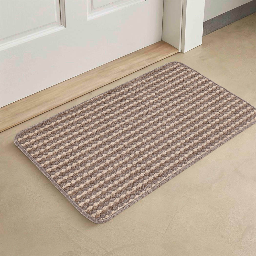 Desire Rugs Eden Beige Non Slip Door Mat 50 x 80cm Image 2