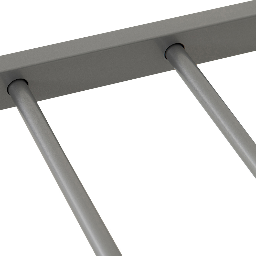 Seconique Harlow Double Silver Bed Frame Image 6