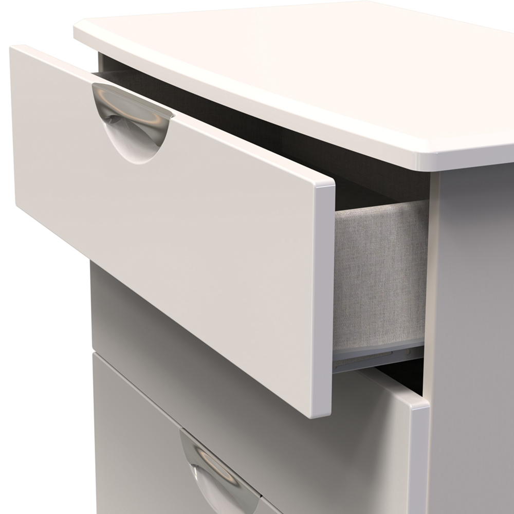 Crowndale Camden 4 Drawer Kashmir Gloss and Kashmir Deep Chest of Drawers Ready Assembled Image 5