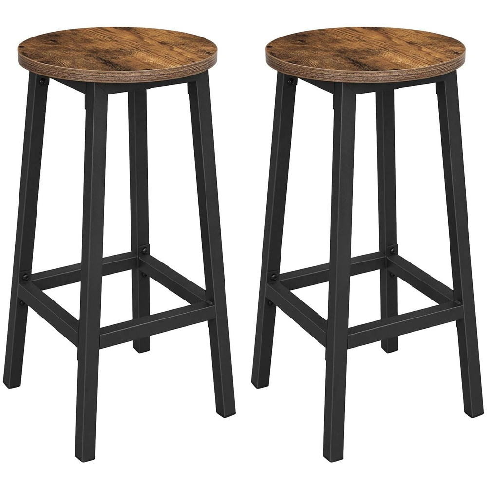 Modcraft Industrial Bar Stool Set of 2 Image 2