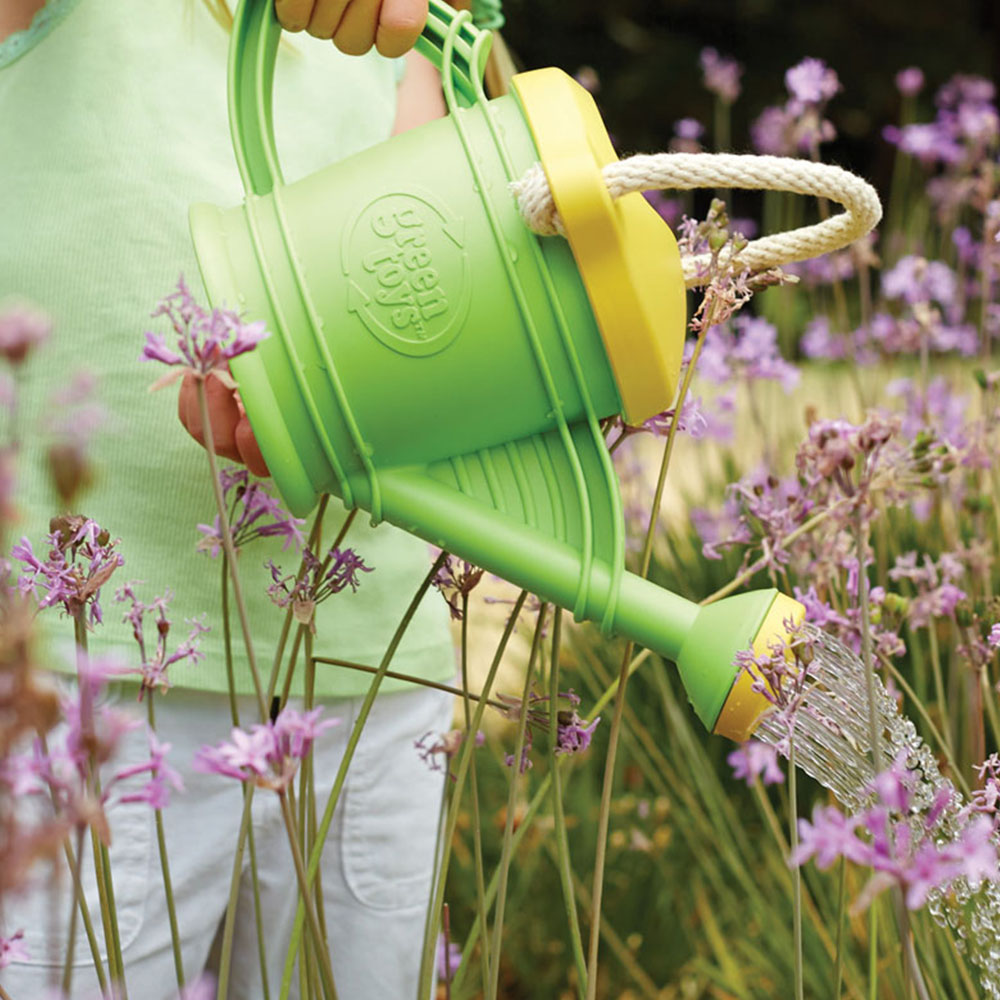 BigJigs Toys Green Toys Watering Can Set Image 6