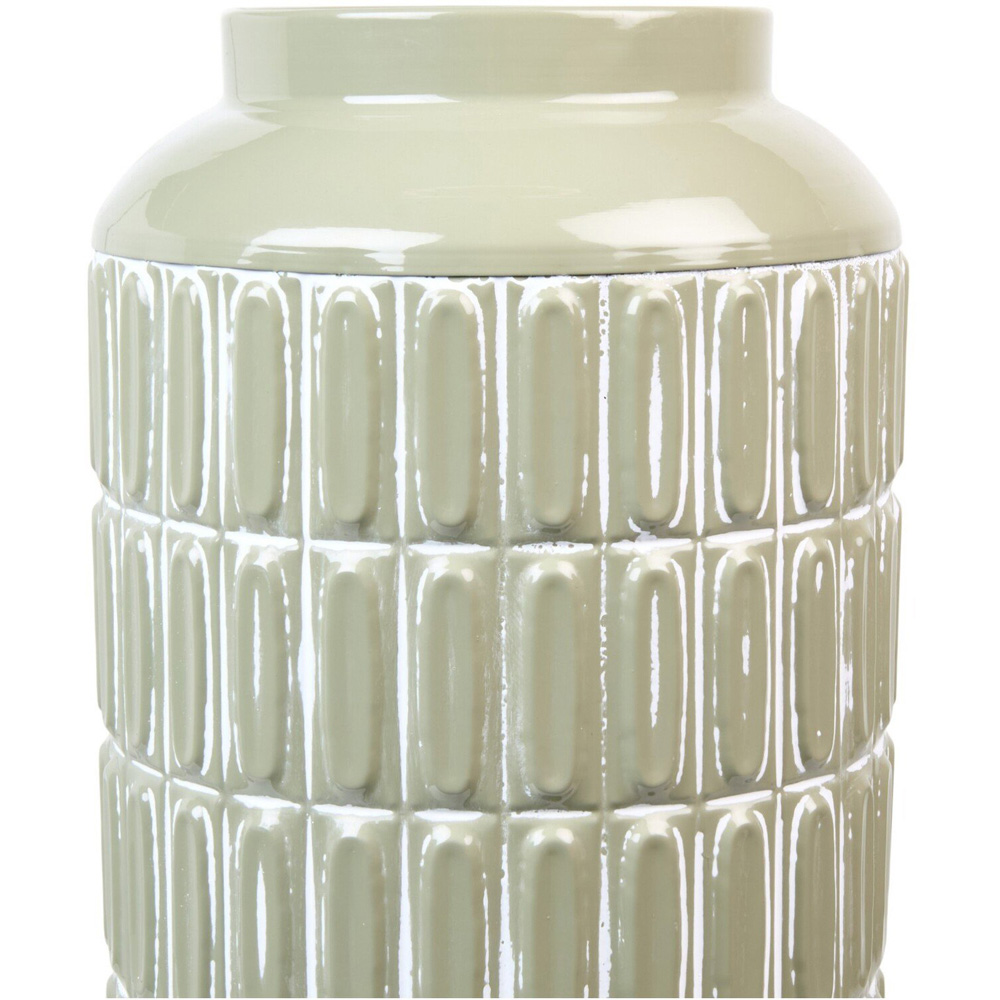 Maja Tall Metal Vase Sage Image 3