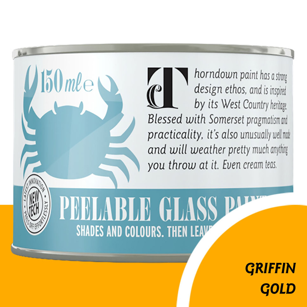Thorndown Griffin Gold Peelable Glass Paint 150ml Image 3