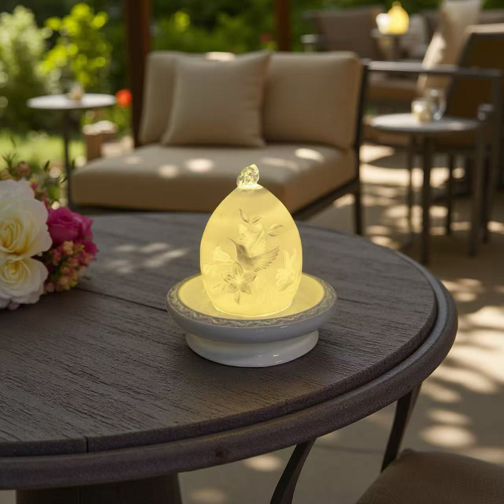 Avilo 3D Water Fountain with Light Image 7