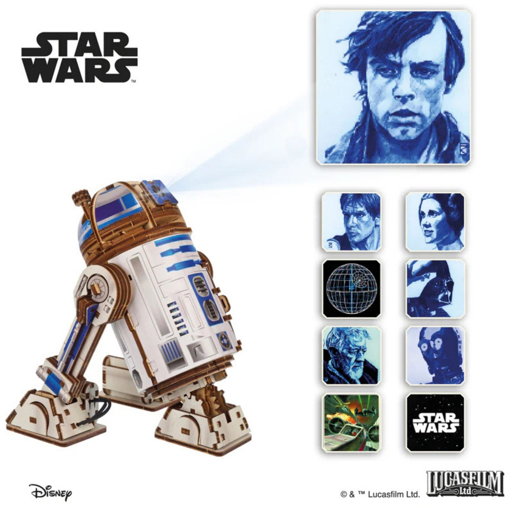 Ugears Star Wars R2-D2 Mechanical Model Image 7