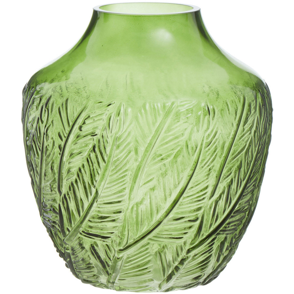 Premier Housewares Corie Botanical Green Vase Large Image 1