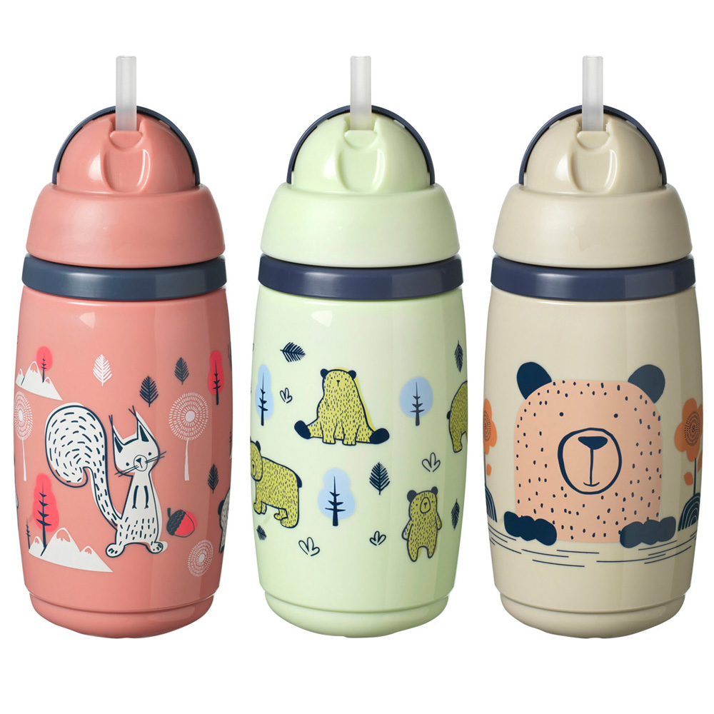 Single Tommee Tippee Insulated Active Straw Cup 226ml in Assorted styles Image