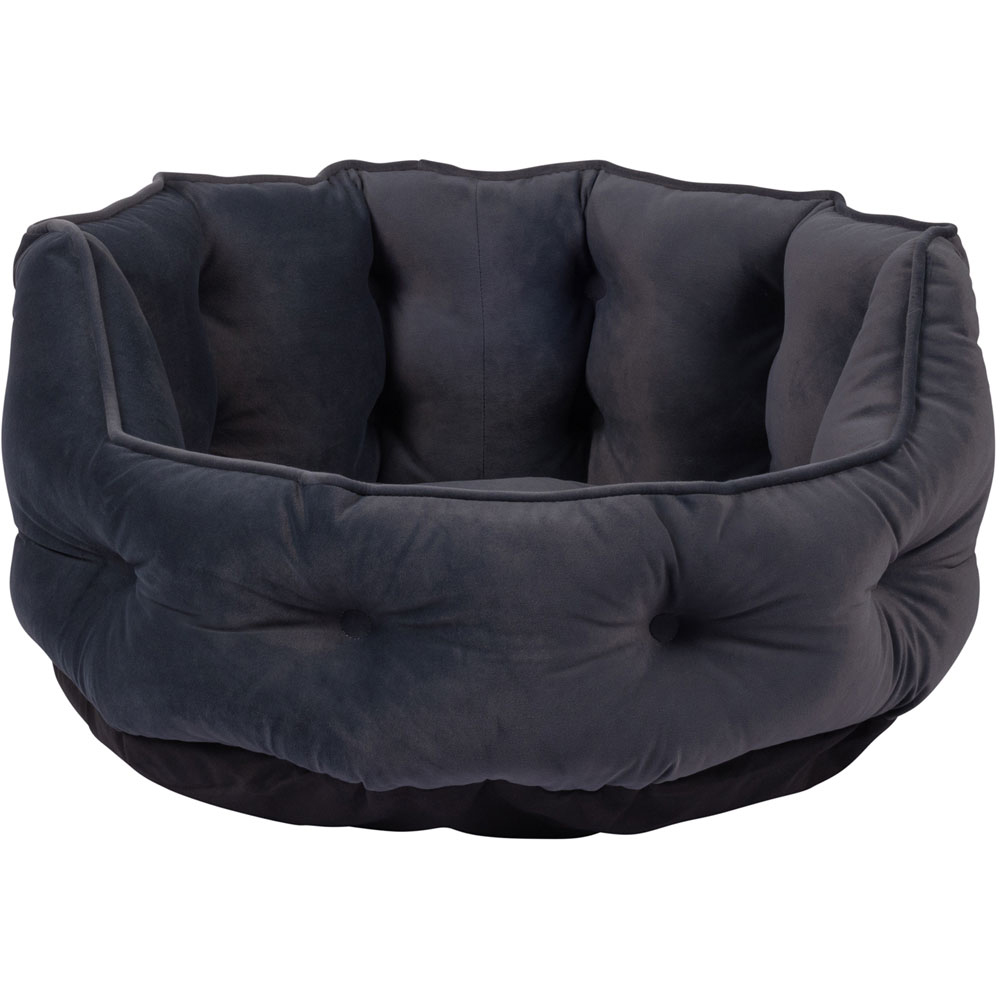 Bunty Monarch Small Dark Grey Dog Bed Image 1