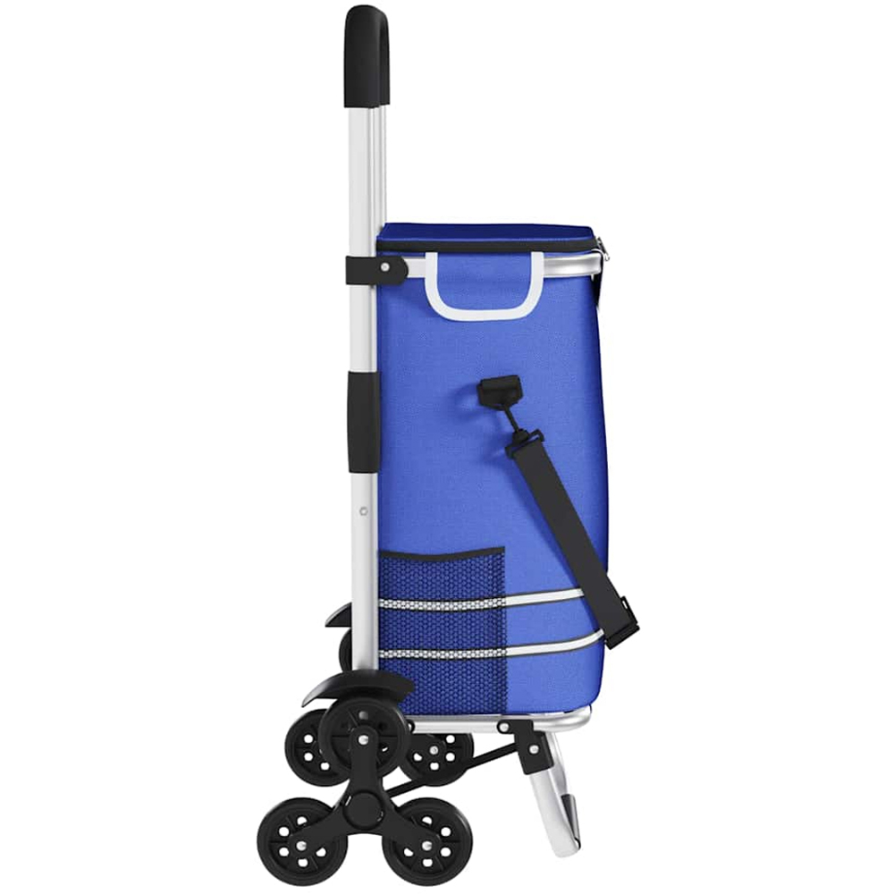 vidaXL Blue Shopping Trolley Image 9