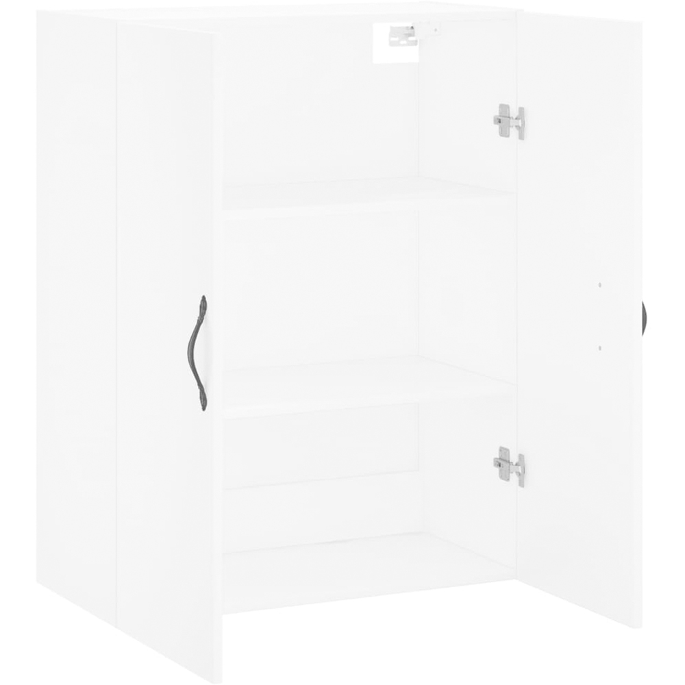 vidaXL 2 Door White Wall Mounted Cabinet Image 4