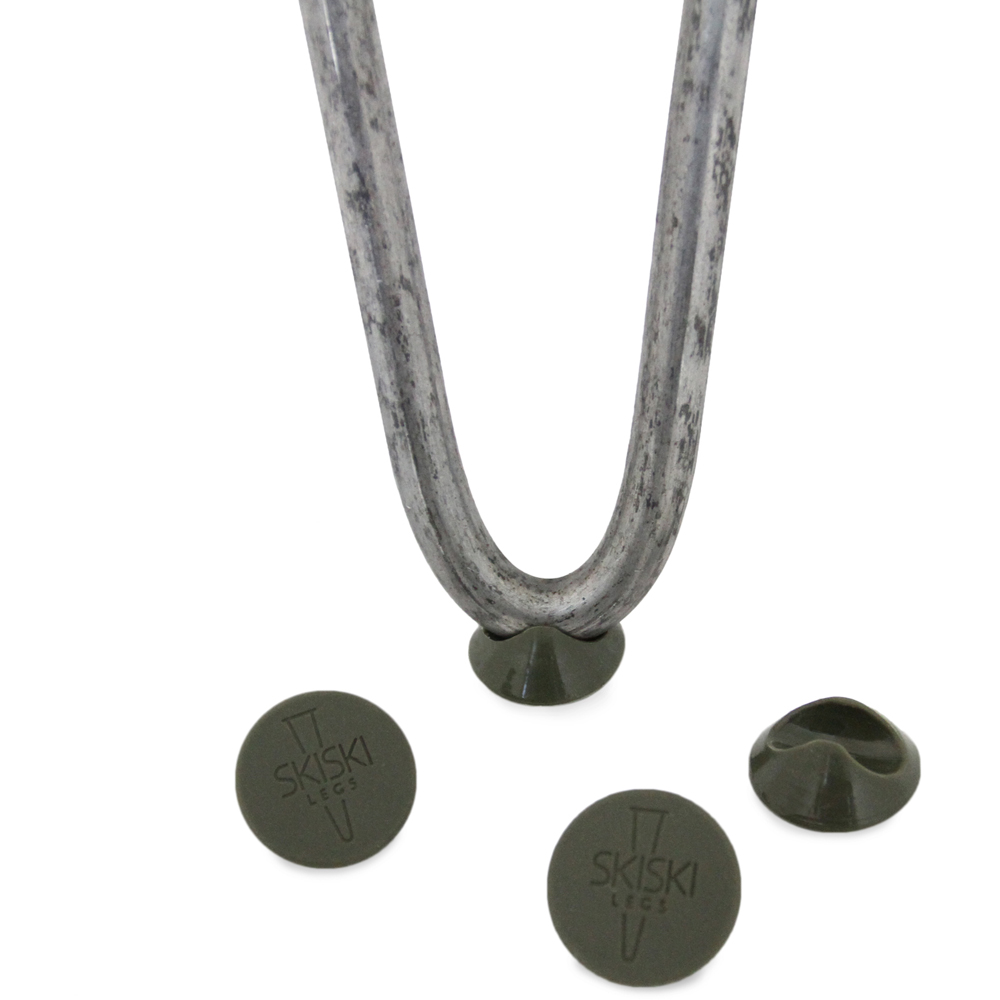 MonsterShop 2 Prong Raw Steel Hairpin Leg 406mm 4 Pack Image 4