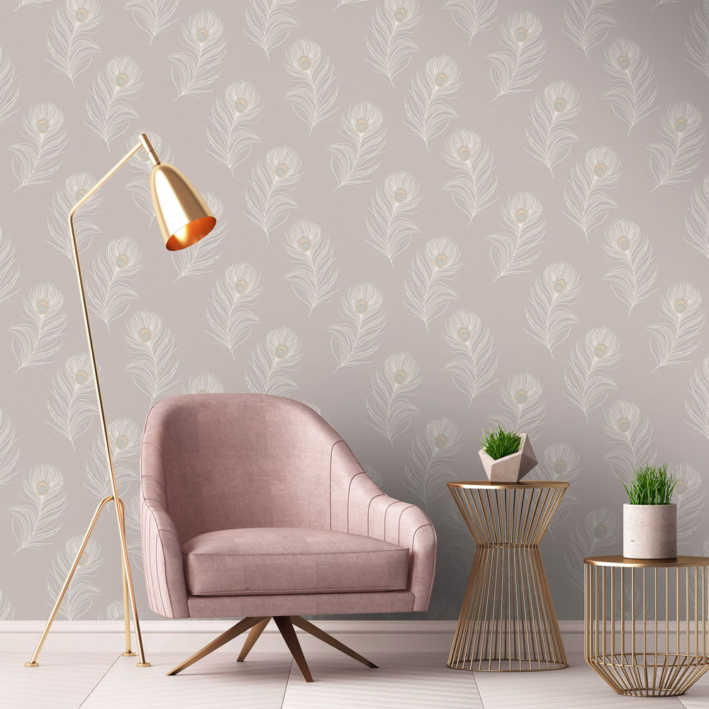 Holden Decor Pavona Heather Vinyl Wallpaper Image 3