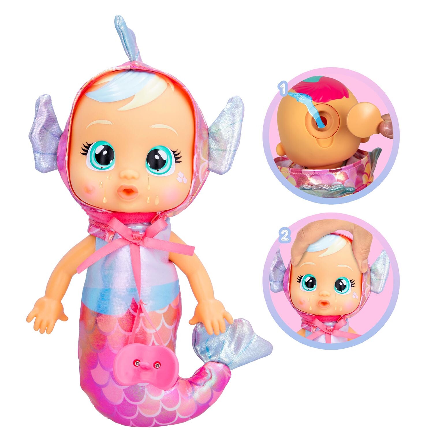 Single Cry Babies Tiny Cuddles Mermaids in Assorted Style Image 6