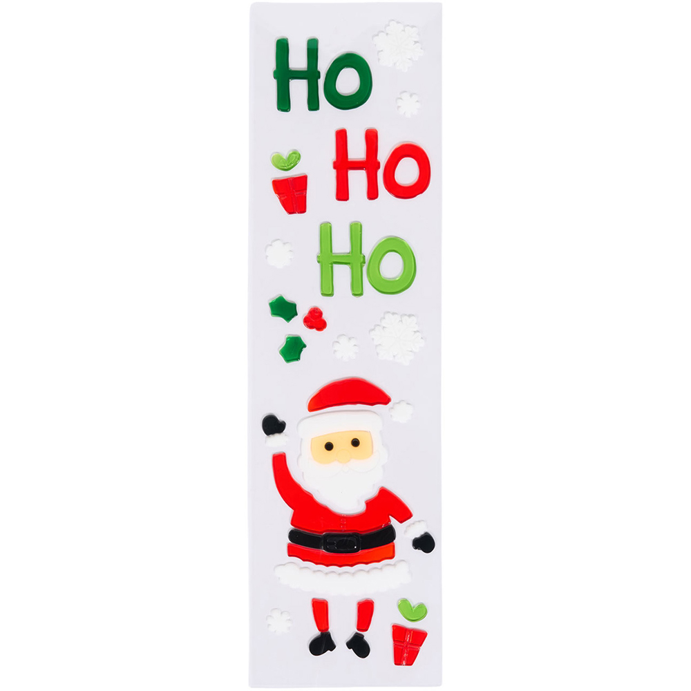 Festive Gel Window Sticker Image 2