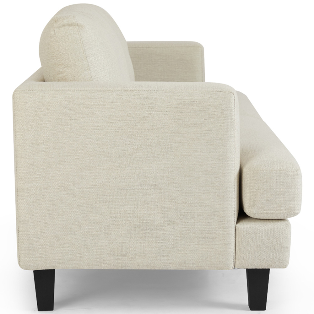 Home Detail Dale 3 Seater Beige Linen Sofa Image 4