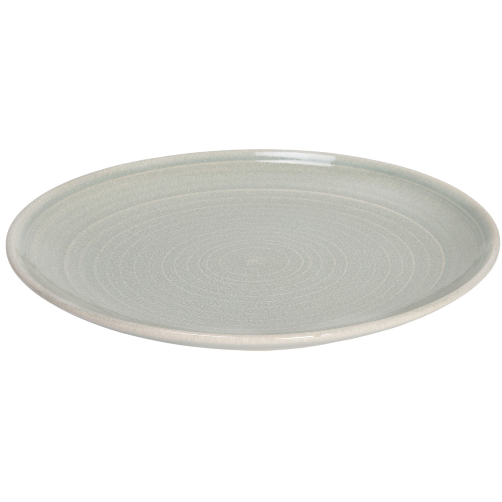Sora Reactive Glaze Dinner Plate Light Grey Image 3