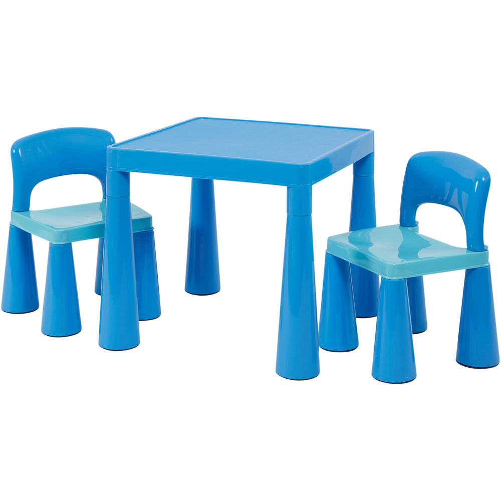 Liberty House Toys Kids Square Plastic Table and Chairs Set Image 2