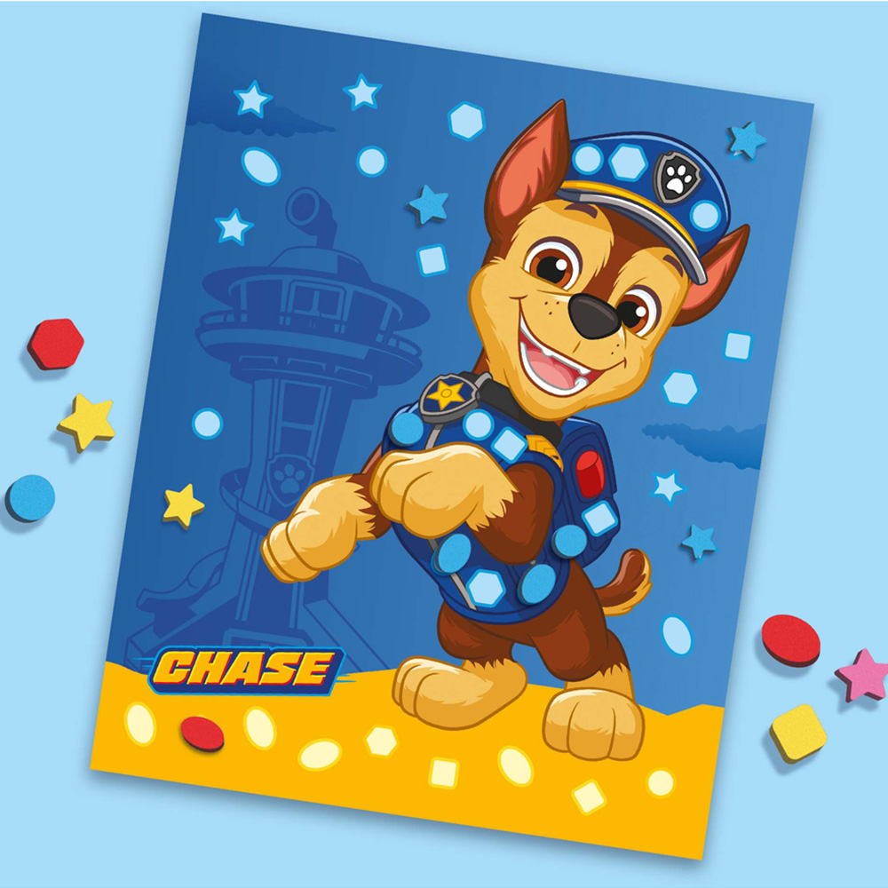 SES Creative Paw Patrol Colour and Shape Craft Set Image 3