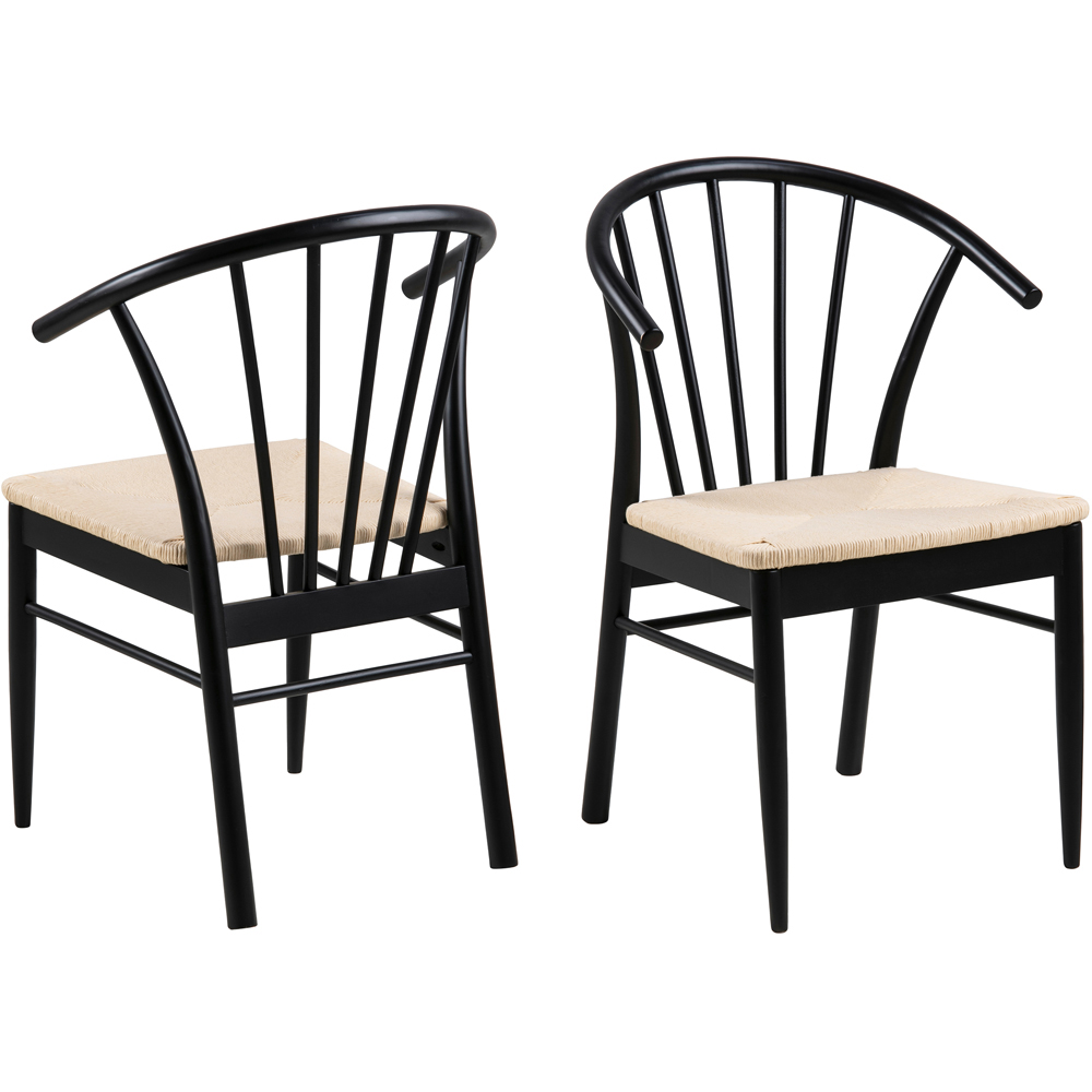 Florence Montreux 6 Seater Round Extending Dining Table Black Image 5