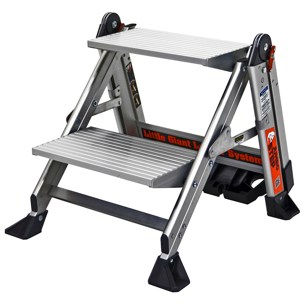 Little Giant 2 Tread Jumbo Step Ladder Image 2