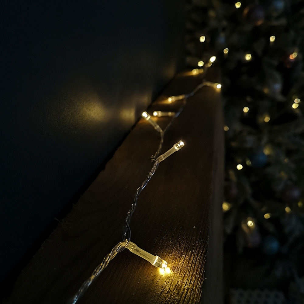 Samuel Alexander 200 Warm White LED Christmas String Light 20m Image 1