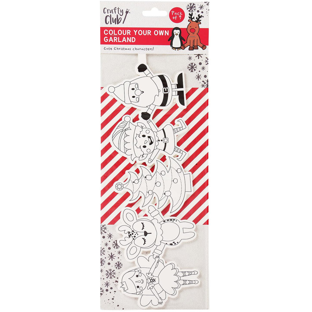 Crafty Club Colour Your Own Garland Image