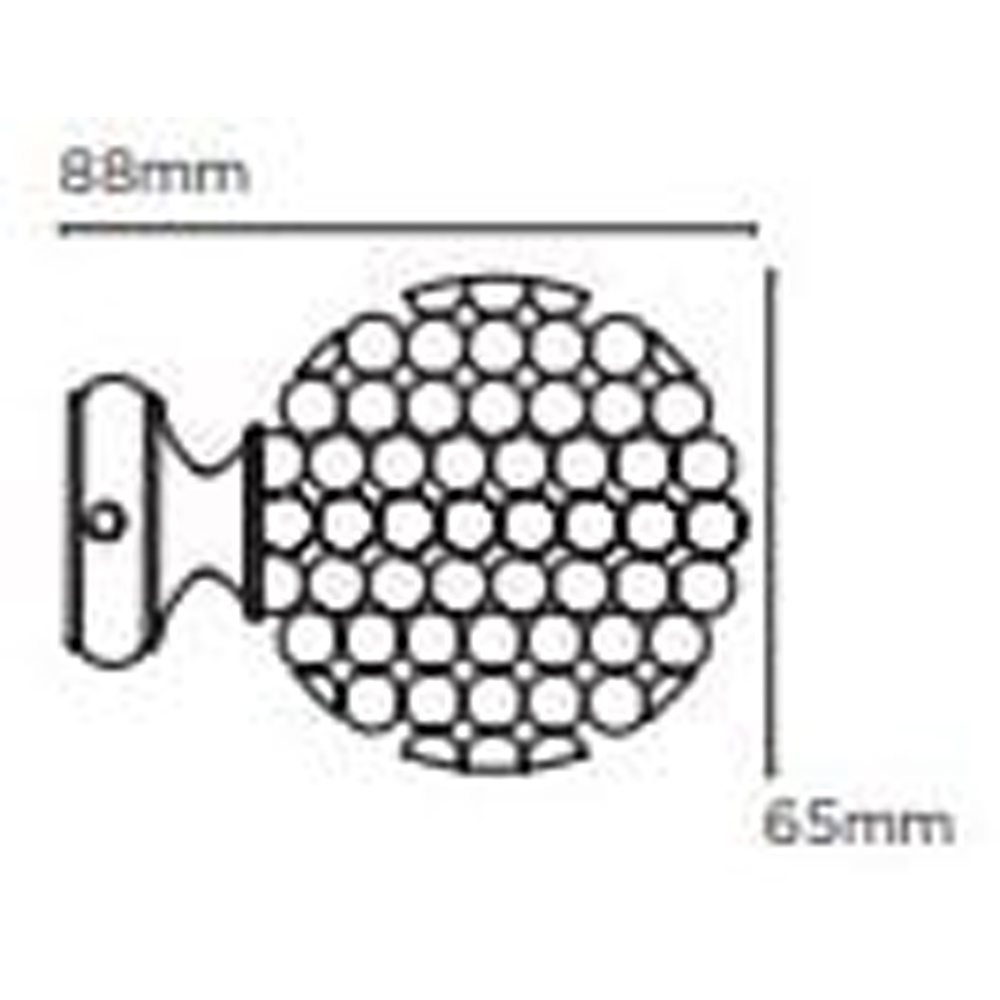New Edge Blinds 250cm Fixed Length Antique Brass Eyelet Metal Curtain Pole Set with Mia Finial Image 4