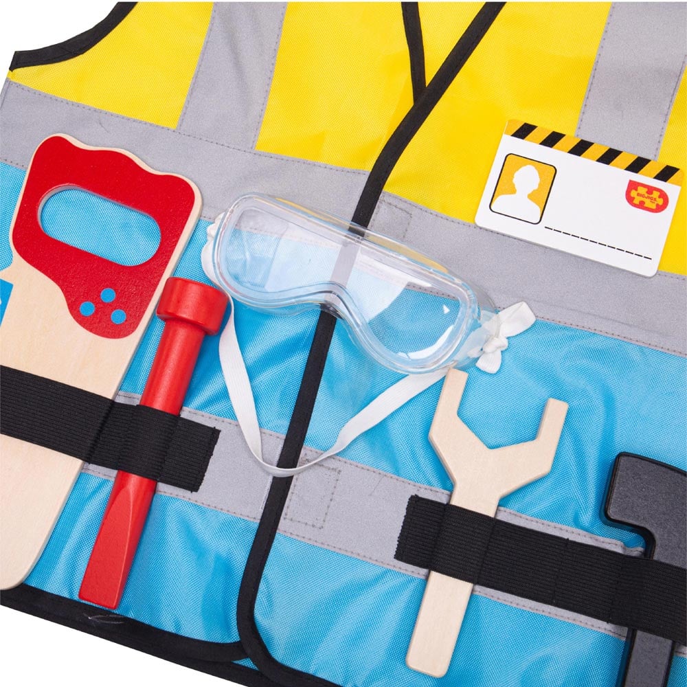 Bigjigs Toys Builder Dress Up Multicolour Image 3