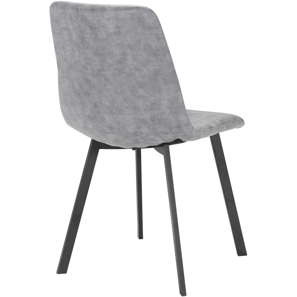 Ezra Set of 2 Grey Dining Chair Image 5