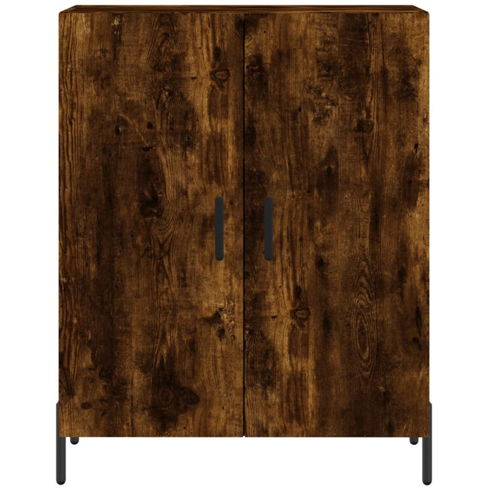 vidaXL 2 Door Smoked Oak Sideboard Image 5