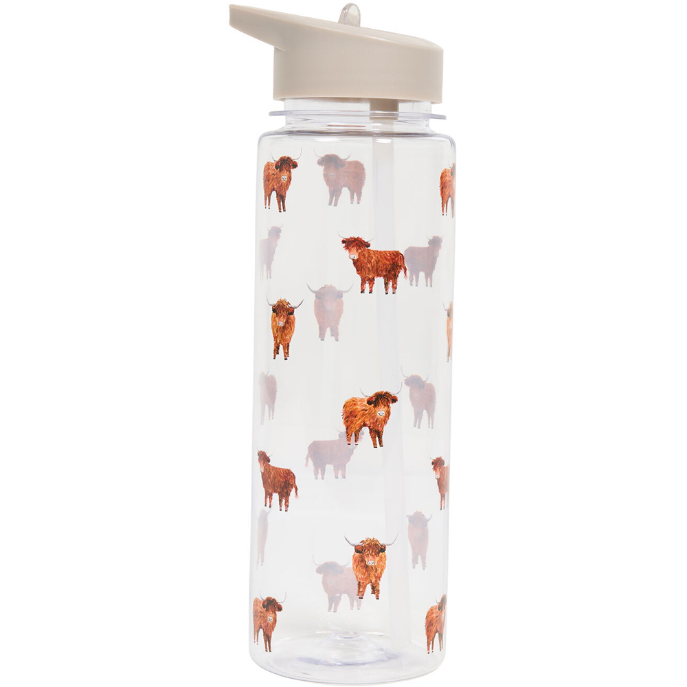 Highland Cow Sports Water Bottle Image 2