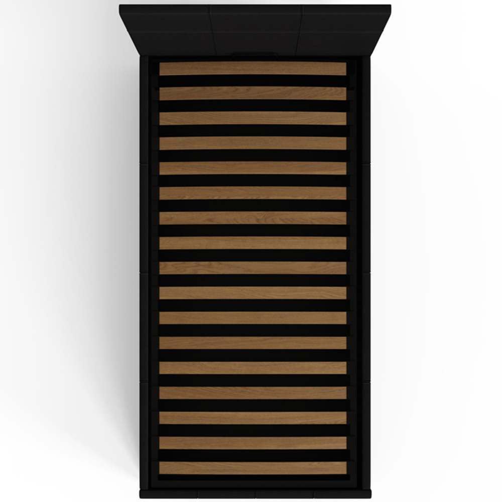 GFW Single Black Side Lift Ottoman Bed Image 6