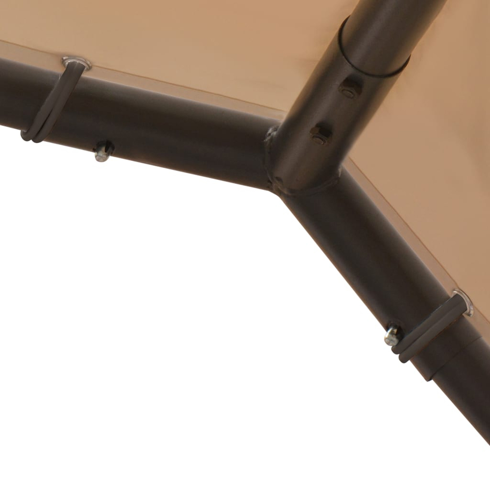 vidaXL 3 x 3m Beige Canopy Tent Image 5