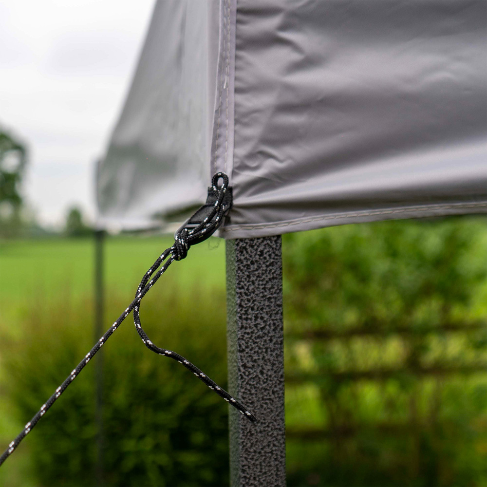 Jack Stonehouse 2 x 2m Dark Grey Pop Up Gazebo Image 5