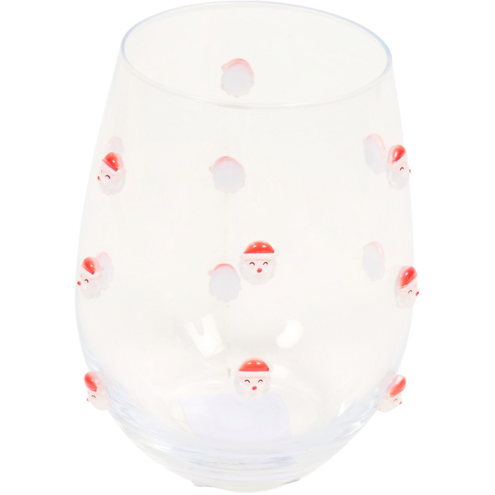 Tree or Santa Icon Tumbler Glass Image 4