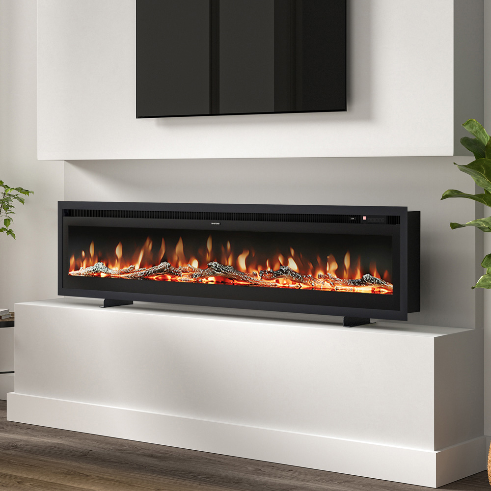 Living and Home 12 Flame Colours Electric Fireplace 70 Inch Image 7