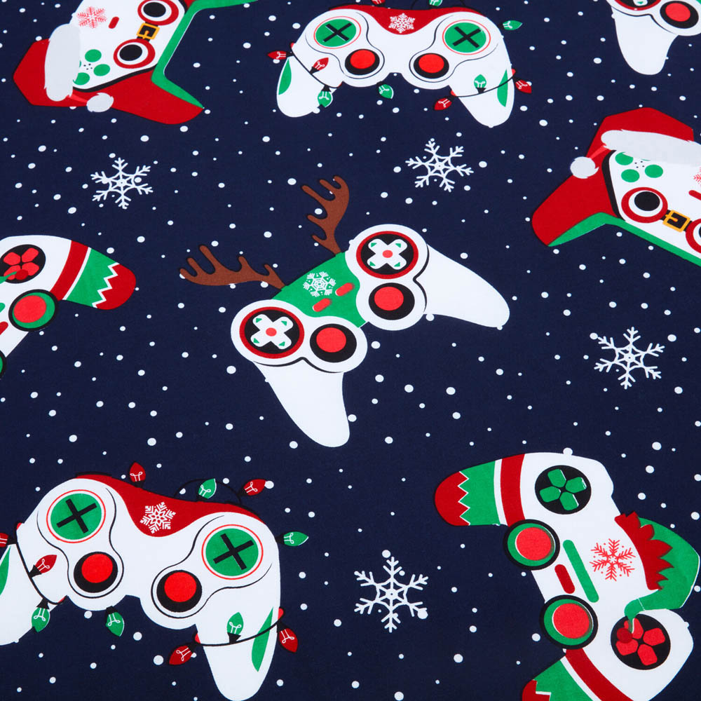 Christmas Gamer Duvet Set - Navy / Double Image 3
