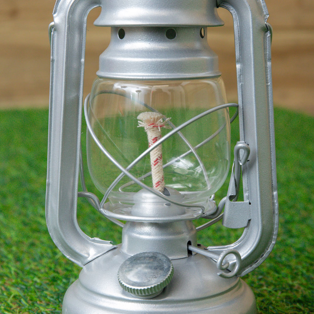 Samuel Alexander Silver Paraffin Hurricane Lantern 25cm Image 8
